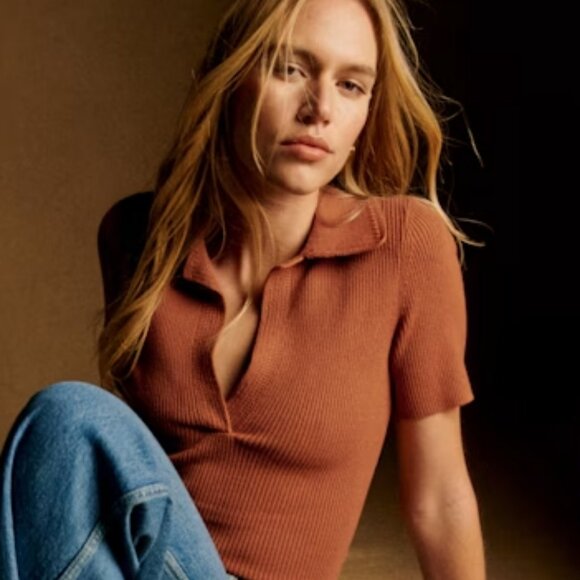 Sezane Eloy Jumper Camel - Size S - Picture 3 of 7